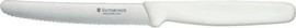 Victorinox סכין ירקות שוויצרית, להב משונן עגול – לבן