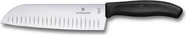 Victorinox סכין סנטוקו מחורצת 17cm ידית שחורה Victorinox