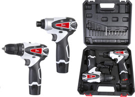KRAUSS סט מברגות ליתיום 12V דגם  KR-7312-Li-Set כולל סט ביטים ומקדחים מתנה – מבית KRAUSS