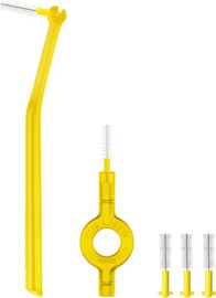 Curaprox קורפרוקס סט מברשות בין־שיניות 5 יחידות קוטר 09 מ״מ צהוב CPS Prime Start