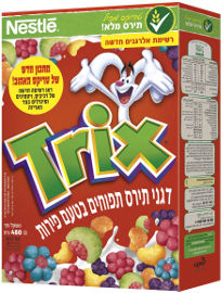 נסטלה טריקס דגני תירס תפוחים בטעם פירות