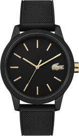 LACOSTE 2011010 שחור L12.12 שעון יוניסקס Lacoste