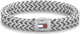 TOMMY HILFIGER TH-2790245 עם לוגו המותג דגם ID BRACELET מקולקציית TOMMY HILFIGER צמיד מתכת לגבר של המותג