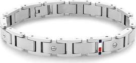 TOMMY HILFIGER צמיד מתכת לגבר TOMMY HILFIGER מקולקציית SCREWS עם לוגו המותג דגם 2790393