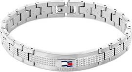 TOMMY HILFIGER TH-2790419 עם לוגו המותג דגם NELSON H-LINK מקולקציית TOMMY HILFIGER צמיד מתכת לגבר של המותג