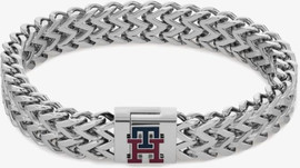 TOMMY HILFIGER צמיד מתכת לגבר TOMMY HILFIGER מקולקציית TH MONOGRAM עם לוגו המותג דגם 2790462