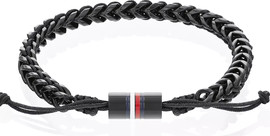 TOMMY HILFIGER TH-2790511 עם לוגו המותג דגם BRAIDED METAL מקולקציית TOMMY HILFIGER צמיד מתכת לגבר של המותג