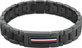 TOMMY HILFIGER צמיד מתכת לגבר TOMMY HILFIGER מקולקציית MASON עם לוגו המותג דגם 2790597