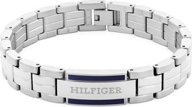 TOMMY HILFIGER צמיד מתכת לגבר TOMMY HILFIGER מקולקציית PARKER עם לוגו המותג דגם 2790600