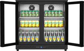 FAYNAMELI מקרר ויטרינה תעשייתי דלפק- 2 דלתות‎ דגם RF-290PS FAYNAMELI