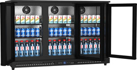 FAYNAMELI מקרר ויטרינה תעשייתי דלפק- 3 דלתות‎ דגם RF-400PS FAYNAMELI