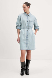 GUESS שמלה Guess Denim נשים - גס - Blue