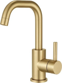 Waterfall ברז פרח קצר זהב מוברש מסדרת Toma מבית Waterfall