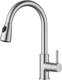 Waterfall ברז מטבח נשלף ניקל מוברש מסדרת Dett מבית Waterfall