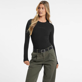GUESS בגד גוף Guess Embroidered Logo נשים - גס - Black