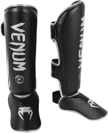 VENUM מגני רגליים Venum Challenger Standup Shin Guards – Black/Silver