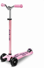 Micro קורקינט 3 גלגלים רחבים Maxi Micro Deluxe Pro- ורוד