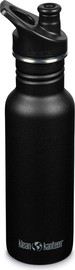 Klean Kanteen בקבוק 532 מ”ל דגם Classic Sports Cap  צבע שחור