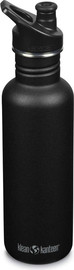 Klean Kanteen בקבוק שתייה 800 מ”ל דגם Sports Cap Classic צבע שחור