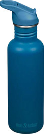 Klean Kanteen בקבוק שתייה 800 מ”ל דגם Sports Cap Classic צבע כחול