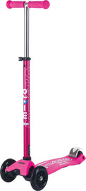 Micro קורקינט מקסי מיקרו דלוקס ורוד זרחני Maxi Micro Delux