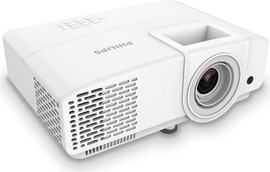 PHILIPS מקרן לעסקים PHILIPS ProPix 850 – בהירות 4,000 לומנס, Full HD, עד 150 אינץ', HDMI כפול לבן