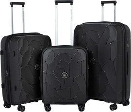 Swiss Bag SB LAVA BLACK סט מזוודות