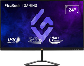 ViewSonic מסך גיימינג ViewSonic VX2479A-HD-PRO מסך 24" FHD IPS קצב רענון 240Hz - זמן תגובה 1ms ו-HDR10