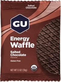 GU GU Energy waffel salted chocolate וופל אנרגיה שוקולד מלוח ללא גלוטן