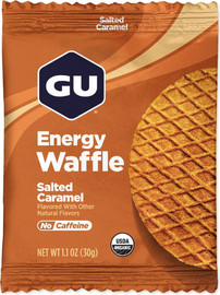 GU GU Energy Waffel Salted Caramel וופל אנרגיה קרמל מלוח