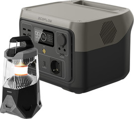 Ecoflow סט תחנת כוח ניידת ועששית נטענת Ecoflow אקופלואו Ecocamp Max