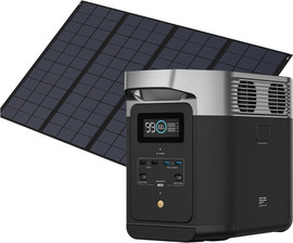 Ecoflow סט תחנת כוח ניידת כולל פאנל סולארי מתקפל Ecoflow אקופלואו Ecocamp Delta