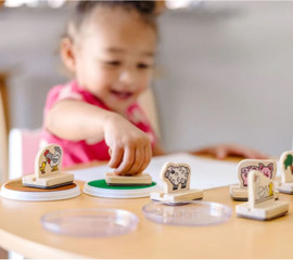 melissa and doug סט החותמות הראשון שלי חיות חווה מליסה ודג