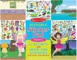 melissa and doug חוברת מדבקות פיות מליסה ודאג