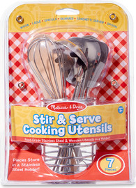 melissa and doug כלי בישול Melissa & Doug – סט כלי מטבח למשחקי דמיון