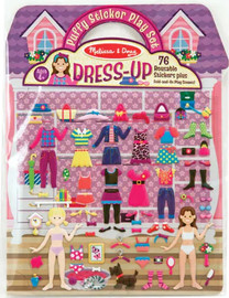 melissa and doug משחק הלבשה - מדבקות נפוחות - Melissa And Doug