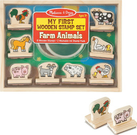 melissa and doug סט החותמות הראשון שלי חוות חיות / חיות משק מליסה ודאג Melissa & Doug