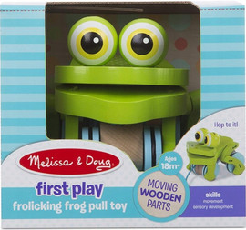 melissa and doug צעצוע משיכה - צפרדע