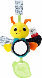 INFANTINO בובת פרפר לתלייה עם נשכן סיליקון