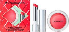 MAC HOLIDAY מארז במהדורה מוגבלת לשפתיים ולחיים : סומק + באלם לחות