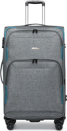Camel Mountain מזוודה ענקית Platinium 32" מתרחבת מבית כאמל מאונטין - אפור כסוף