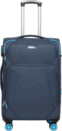 Camel Mountain מזוודת עלייה למטוס Cosmos DLX 20 אינץ' חכמה ועמידה - כחול נייבי