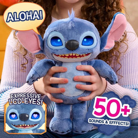 Stitches סטיץ' בובה סרט 2025 פרווה 28 ס"מ מצבי רוח
