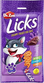 YUMMIE BITES DR ZOO | חטיף ליקוק לחתולים בטעם כבד | מארז 4 יח'