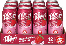 Dr.Pepper מארז ד"ר פפר בטעם תות שדה