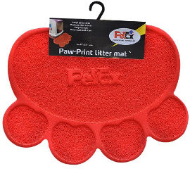 PETEX שטיח PVC לחתול אדום