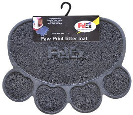 PETEX שטיח PVC לחתול אפור