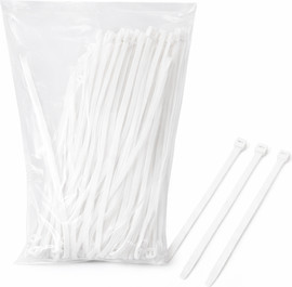 Brightcom חבקים 100 יחידות BT3.6x250mm צבע לבן
