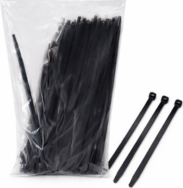 Brightcom חבקים 100 יחידות BT9.0x900mm צבע שחור