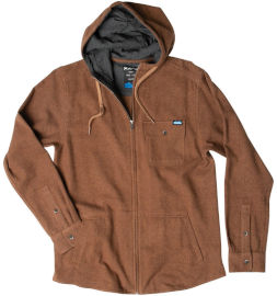 KAVU ז'קט חורף אופנתי לגברים MIDLAND HOODIE hazelwood
